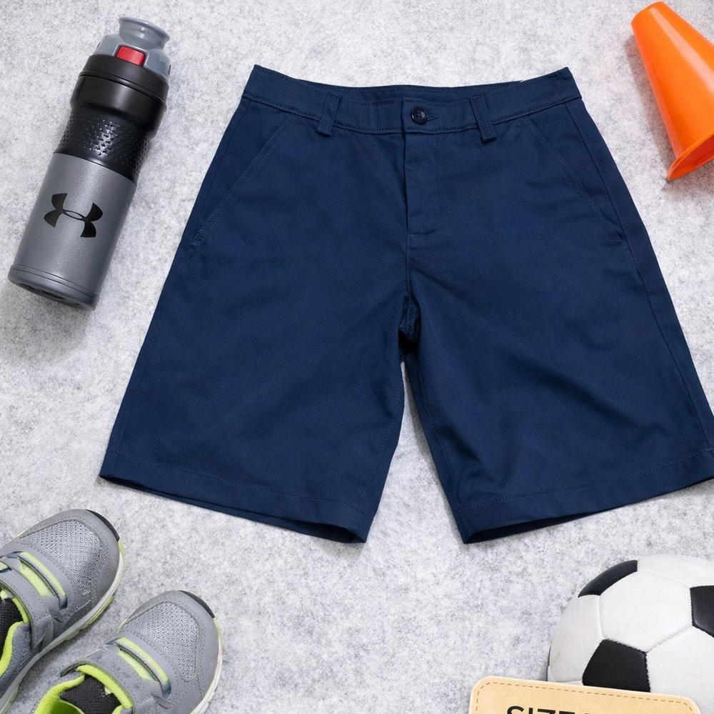 OFFERS OPEN! Boys youth S / M Under Armour Navy Blue Boys' Athletic Shorts